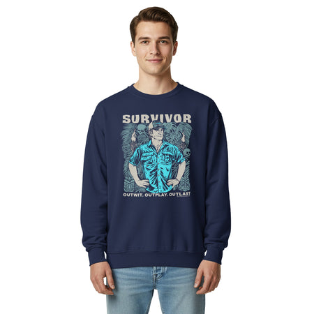 Survivor Sweatshirt Jeff Outwit. Outplay. Outlast. - Paramount Shop