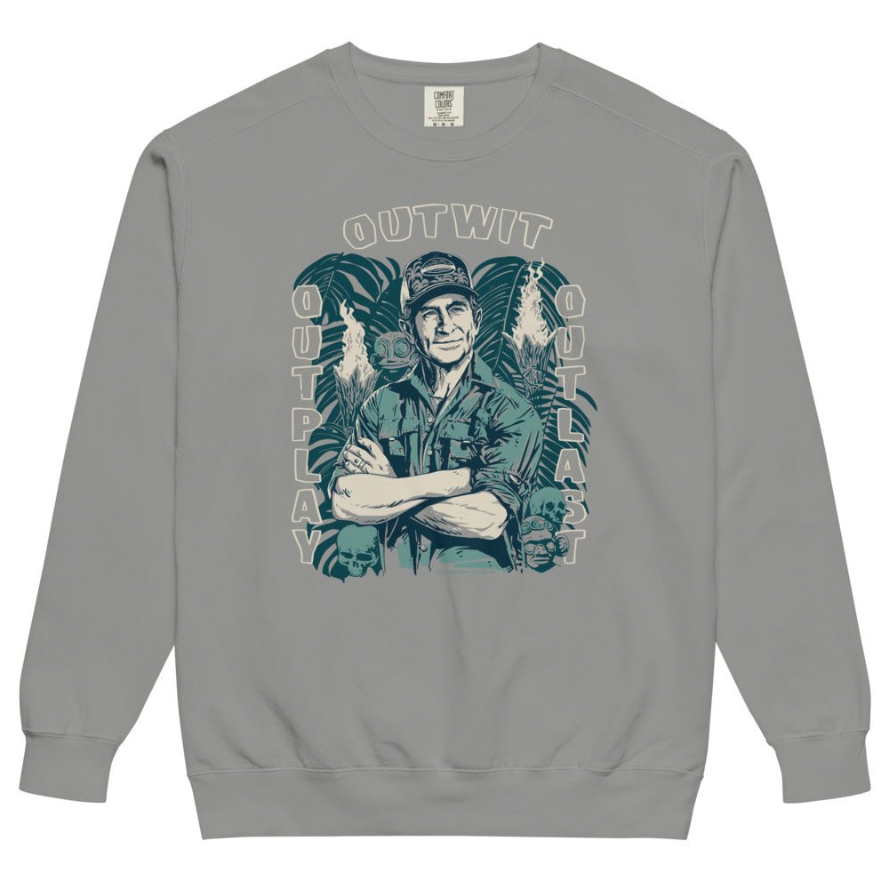 Survivor Sweatshirt Jeff Tribal Outwit. Outplay. Outlast. - Paramount Shop
