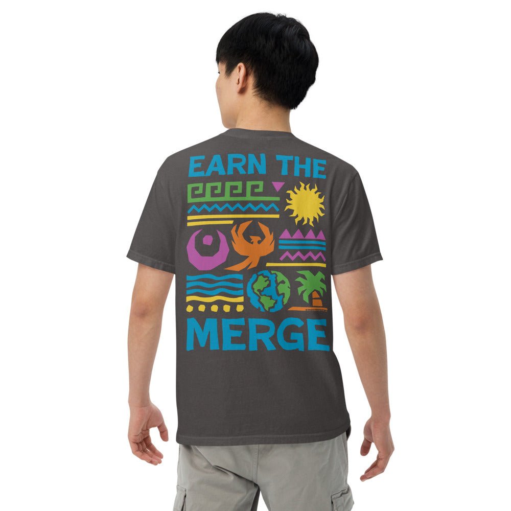 Survivor T-Shirt "Earn The Merge" Comfort Colors Bright - Paramount Shop