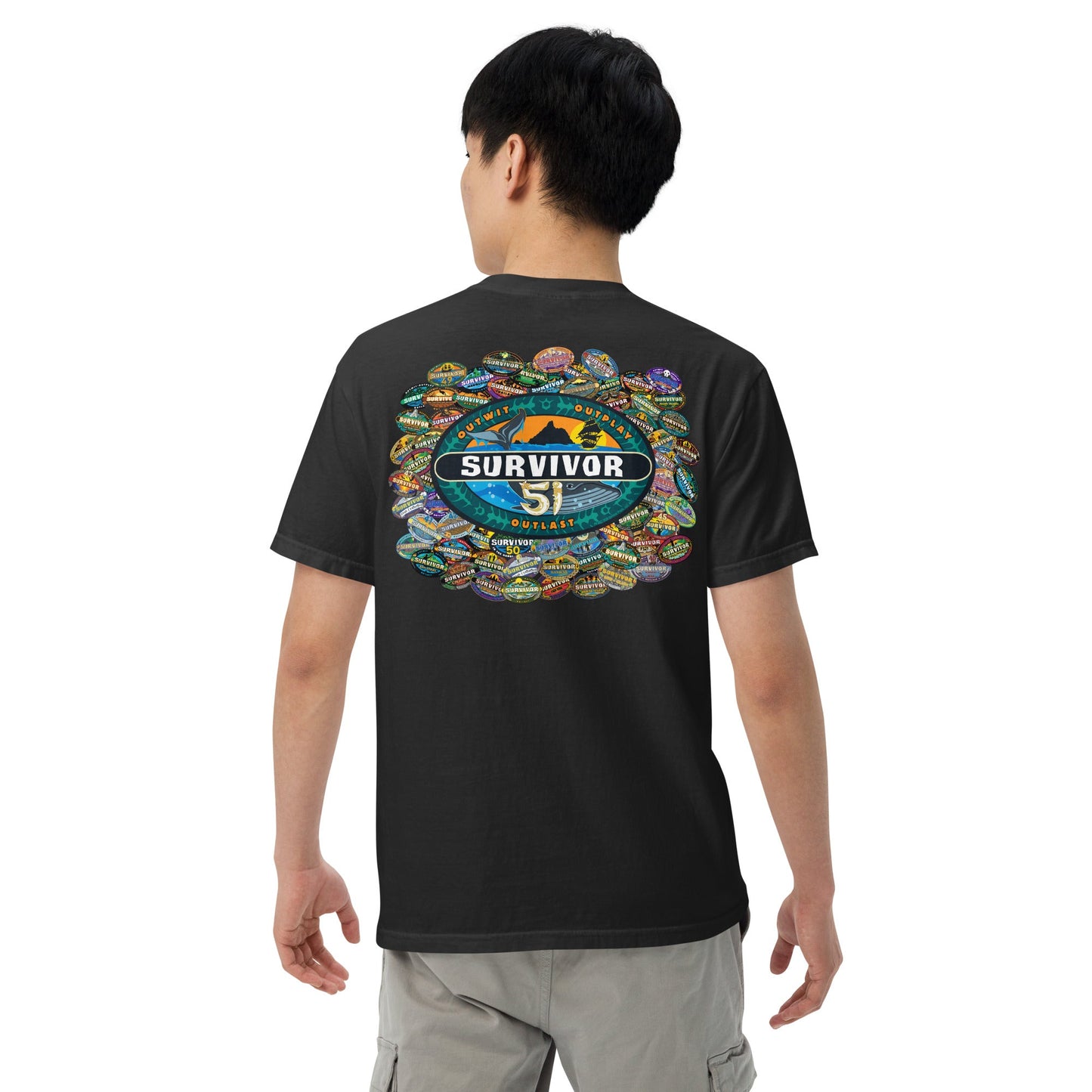 Survivor T-Shirt Season 51 Logo Collage - Paramount Shop