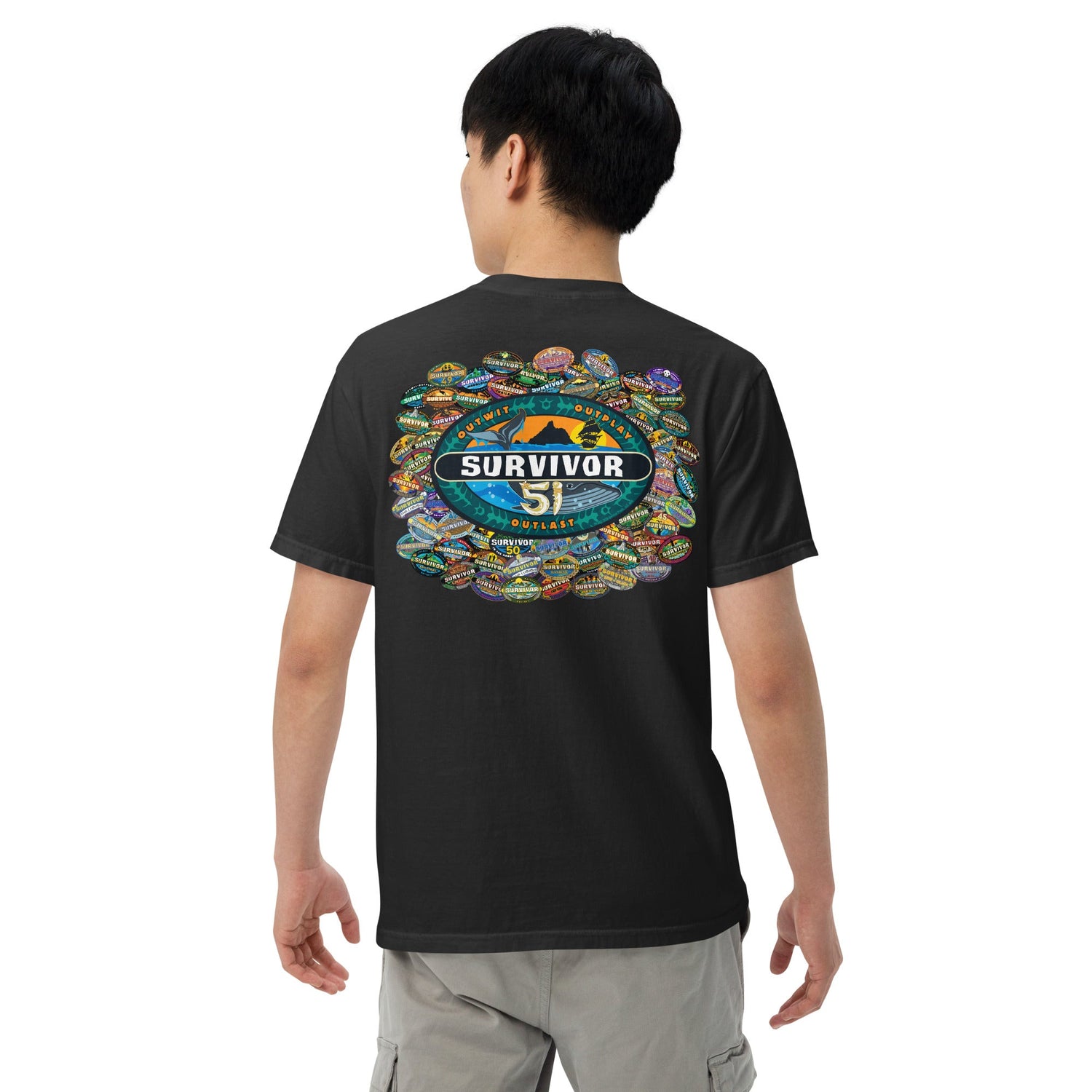 Survivor T-Shirt Season 51 Logo Collage - Paramount Shop