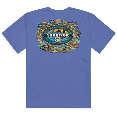Survivor T-Shirt Season 51 Logo Collage - Paramount Shop