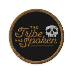 SURVIVOR The Tribe Has Spoken Gesticktes Patch - Schwarz / Kreis - 3 in