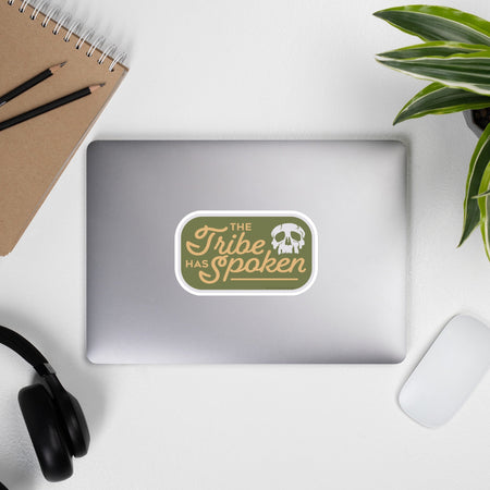 Survivor The Tribe Skull 5.5" Die Cut Sticker - Paramount Shop