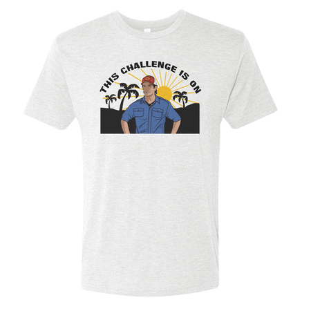 Survivor This Challenge Is On Men's Tri - Blend T - Shirt - Paramount Shop