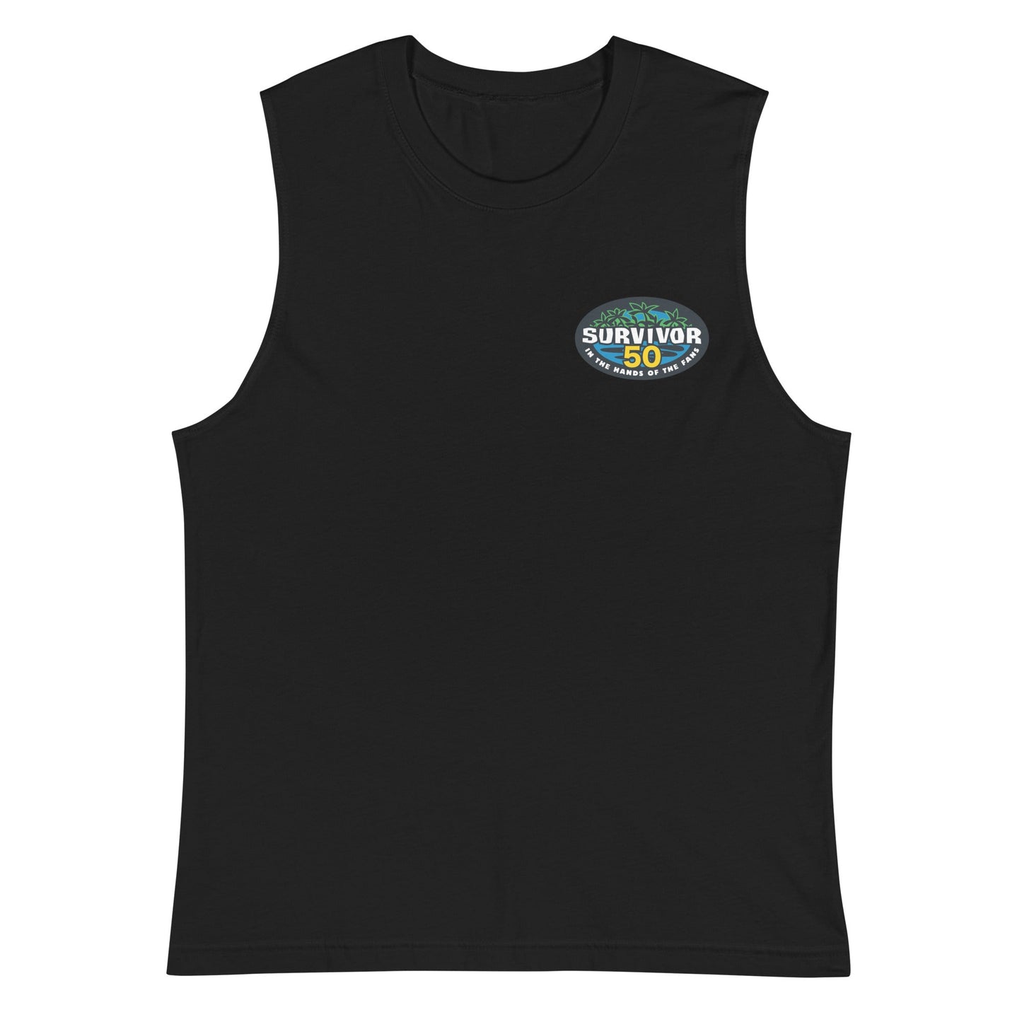 Survivor Unisex Muscle Tank 50 Seasons Logo - Paramount Shop