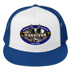 Survivor x Yellowjackets Logo Gorra Trucker - Royal/White/Royal / One Size Fits Most