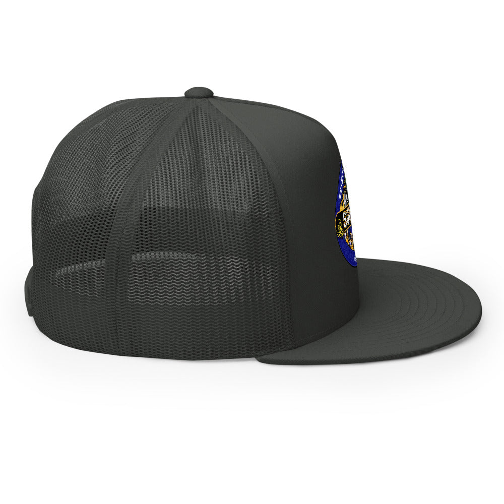 Survivor x Yellowjackets Logo Trucker Hat - Paramount Shop