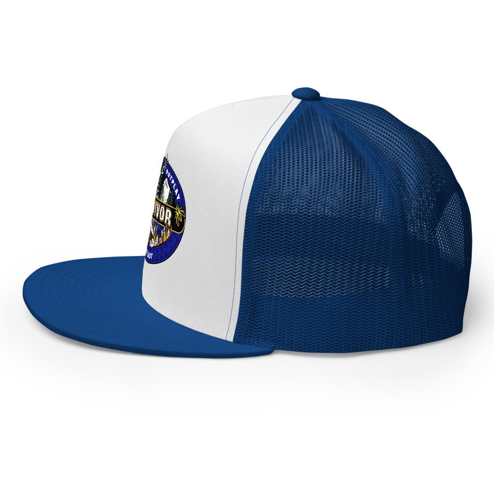 Survivor x Yellowjackets Logo Trucker Hat - Paramount Shop
