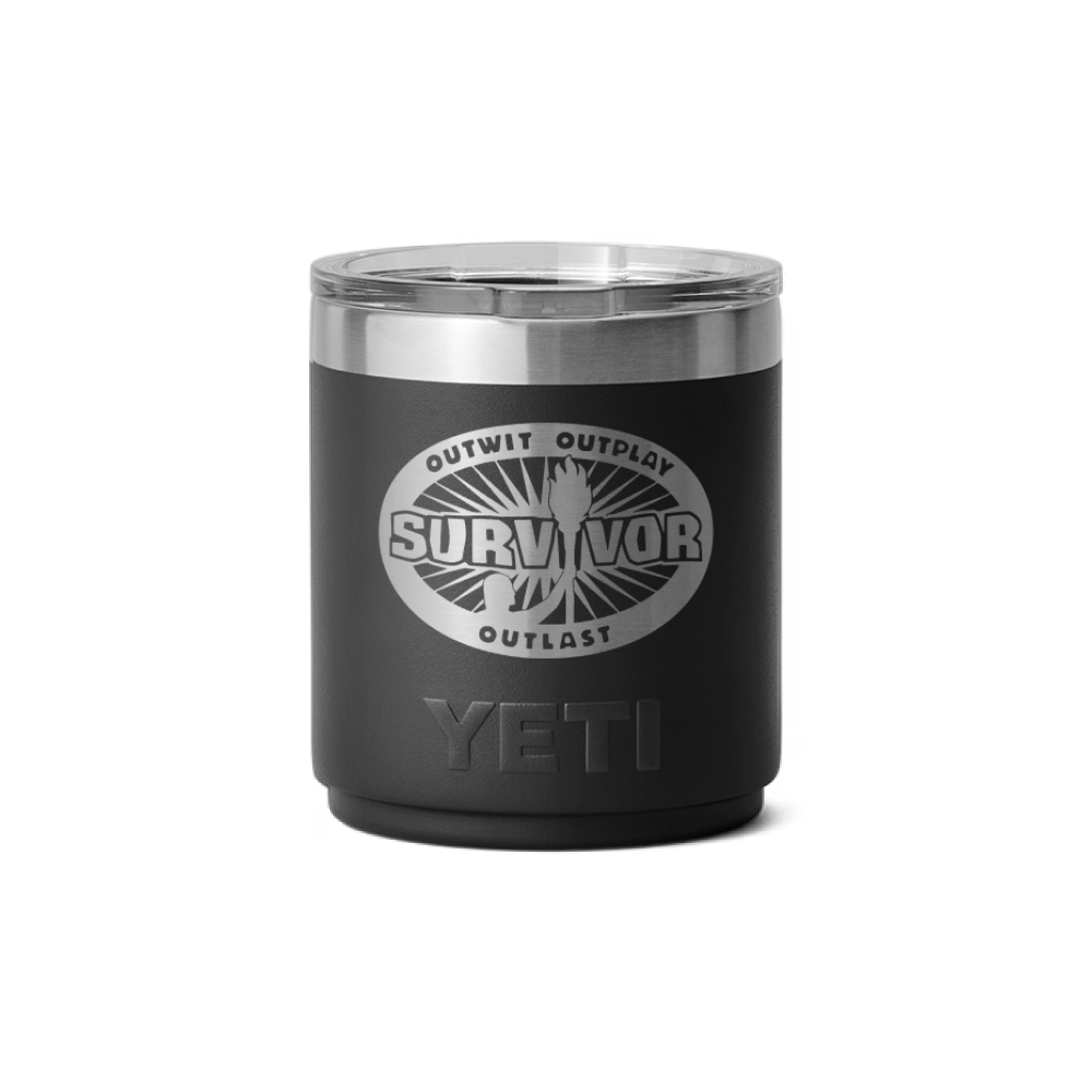 Survivor Yeti® Rambler 10oz Stackable Lowball with Lid