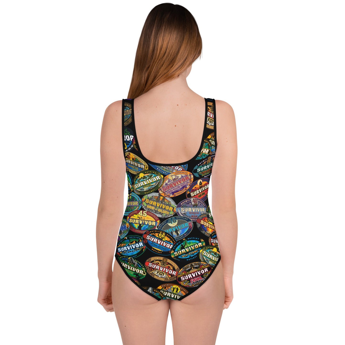 Survivor Youth One - Piece Swimsuit Logo Toss - Paramount Shop