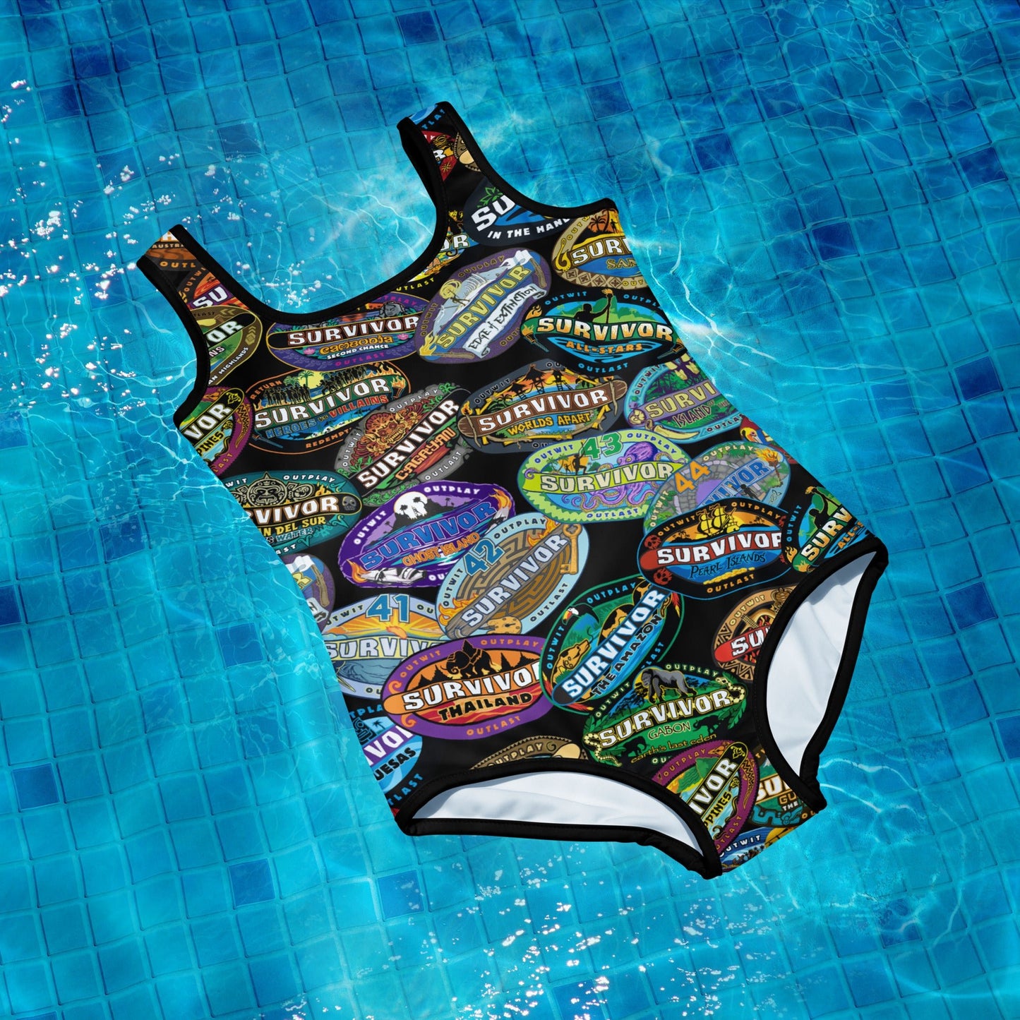 Survivor Youth One - Piece Swimsuit Logo Toss - Paramount Shop