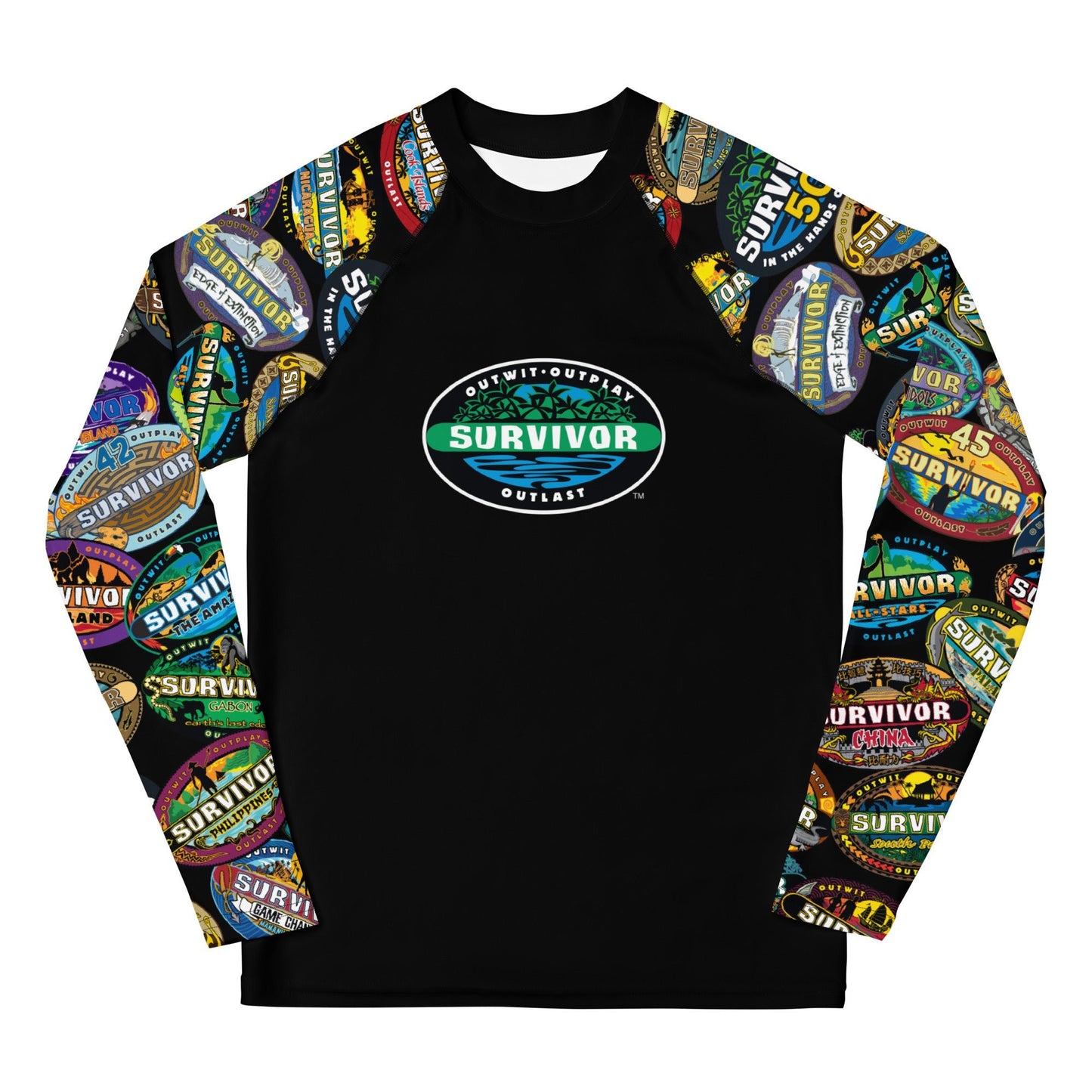Survivor Youth Rash Guard Logo Toss - Paramount Shop