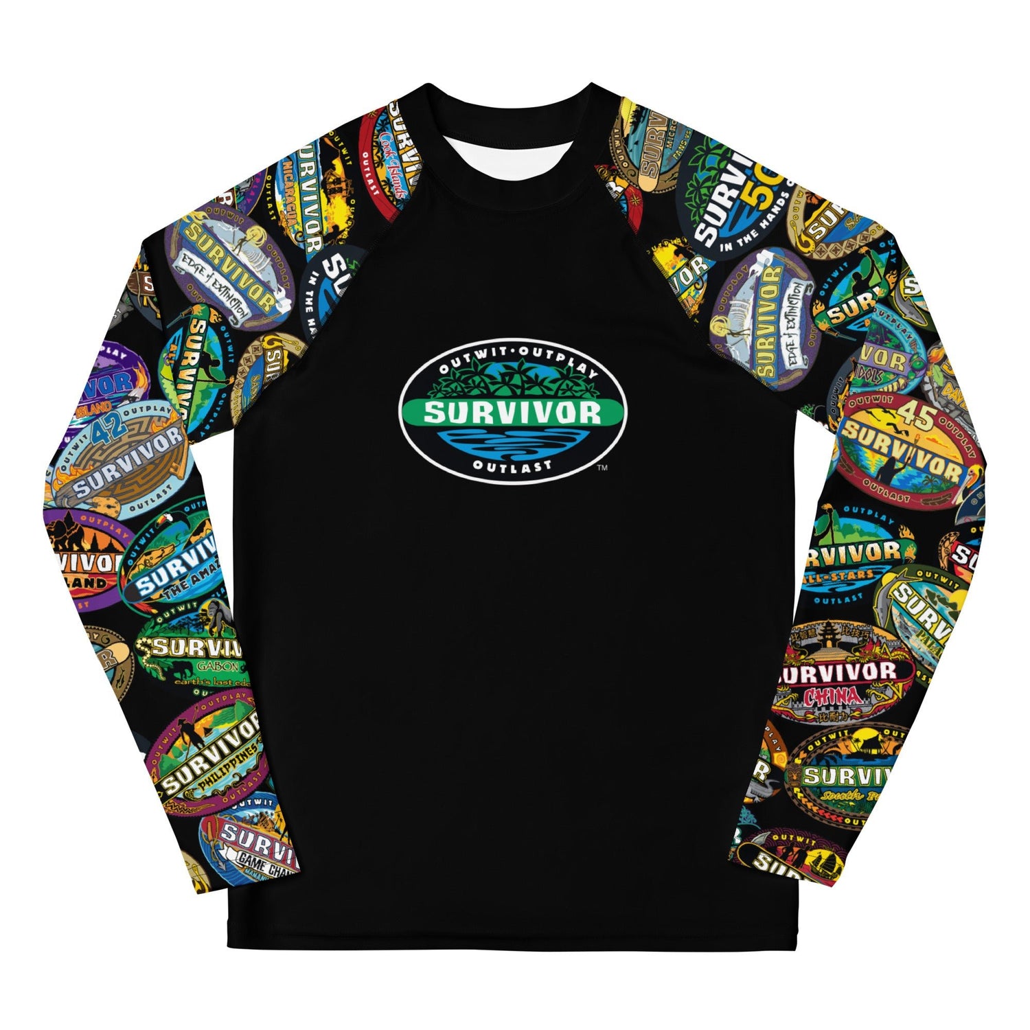 Survivor Youth Rash Guard Logo Toss - Paramount Shop