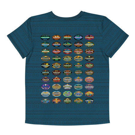 Survivor Youth T-Shirt 50 Seasons Logo - Paramount Shop