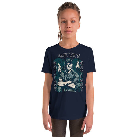 Survivor Youth T-Shirt Jeff Tribal Outwit. Outplay. Outlast. - Paramount Shop