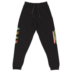 Teenage Mutant Ninja Turtles Erwachsene Vlies Jogger - Schwarz / S