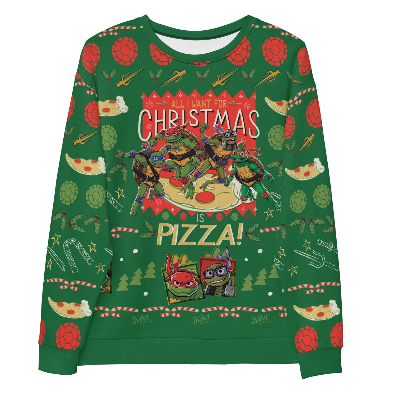 Teenage Mutant Ninja Turtles Christmas Adult Crewneck Sweatshirt - Paramount Shop
