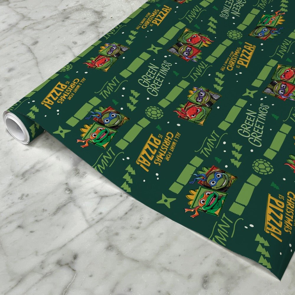 Teenage Mutant Ninja Turtles Christmas Wrapping Paper - Paramount Shop