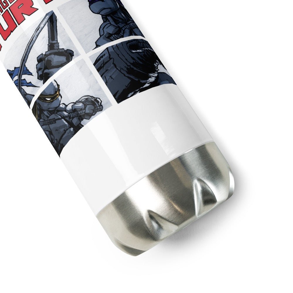 Teenage Mutant Ninja Turtles Comic Art Stainless Steel Water Bottle - Paramount Shop