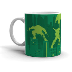 Teenage Mutant Ninja Turtles Four Friends White Mug - White / 11 oz