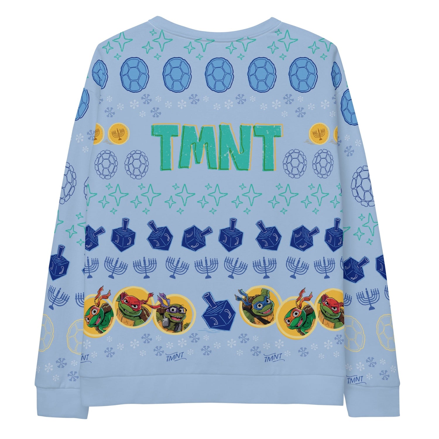 Teenage Mutant Ninja Turtles Hanukkah Adult Crewneck Sweatshirt - Paramount Shop