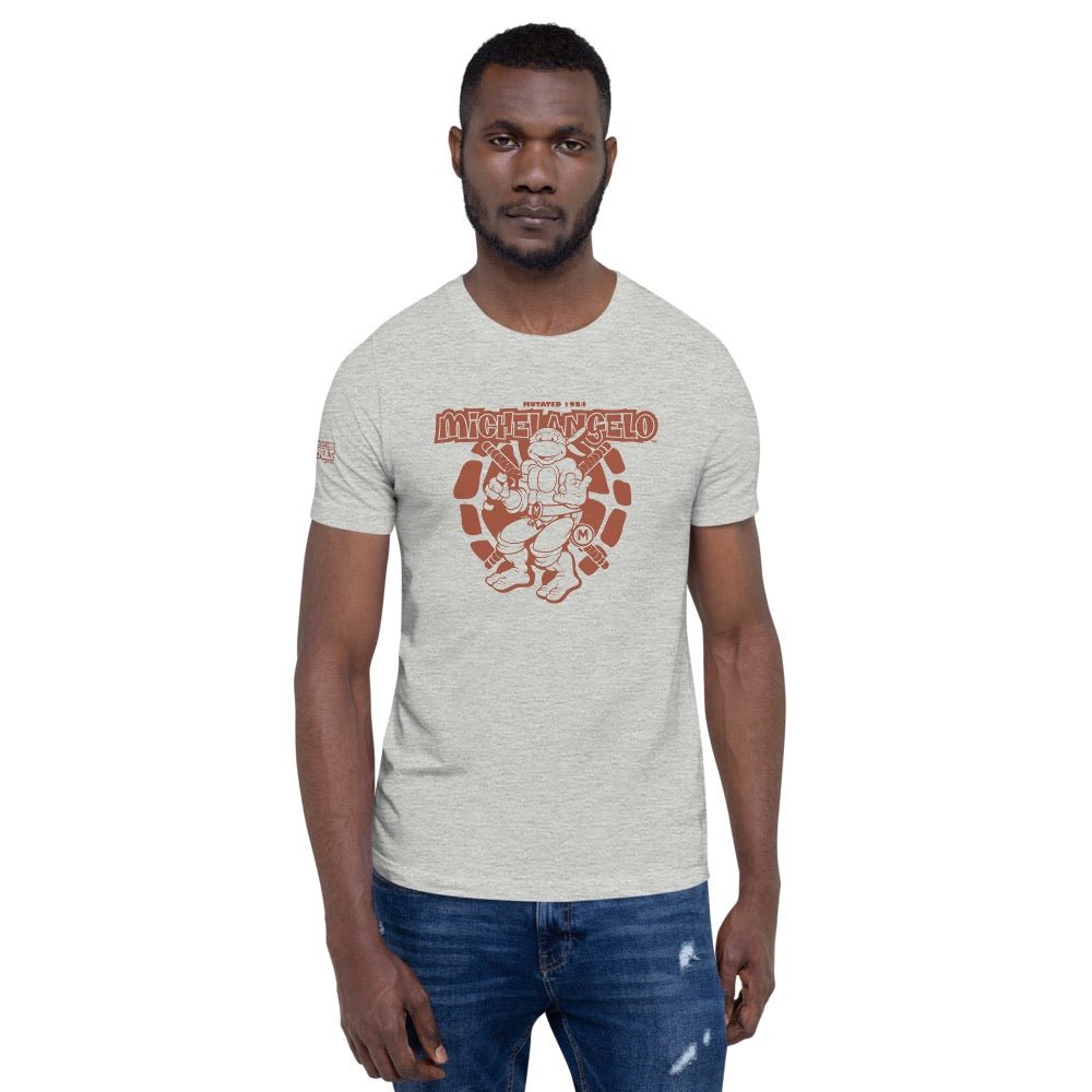 Teenage Mutant Ninja Turtles Michelangelo Adult Short Sleeve T - Shirt - Paramount Shop