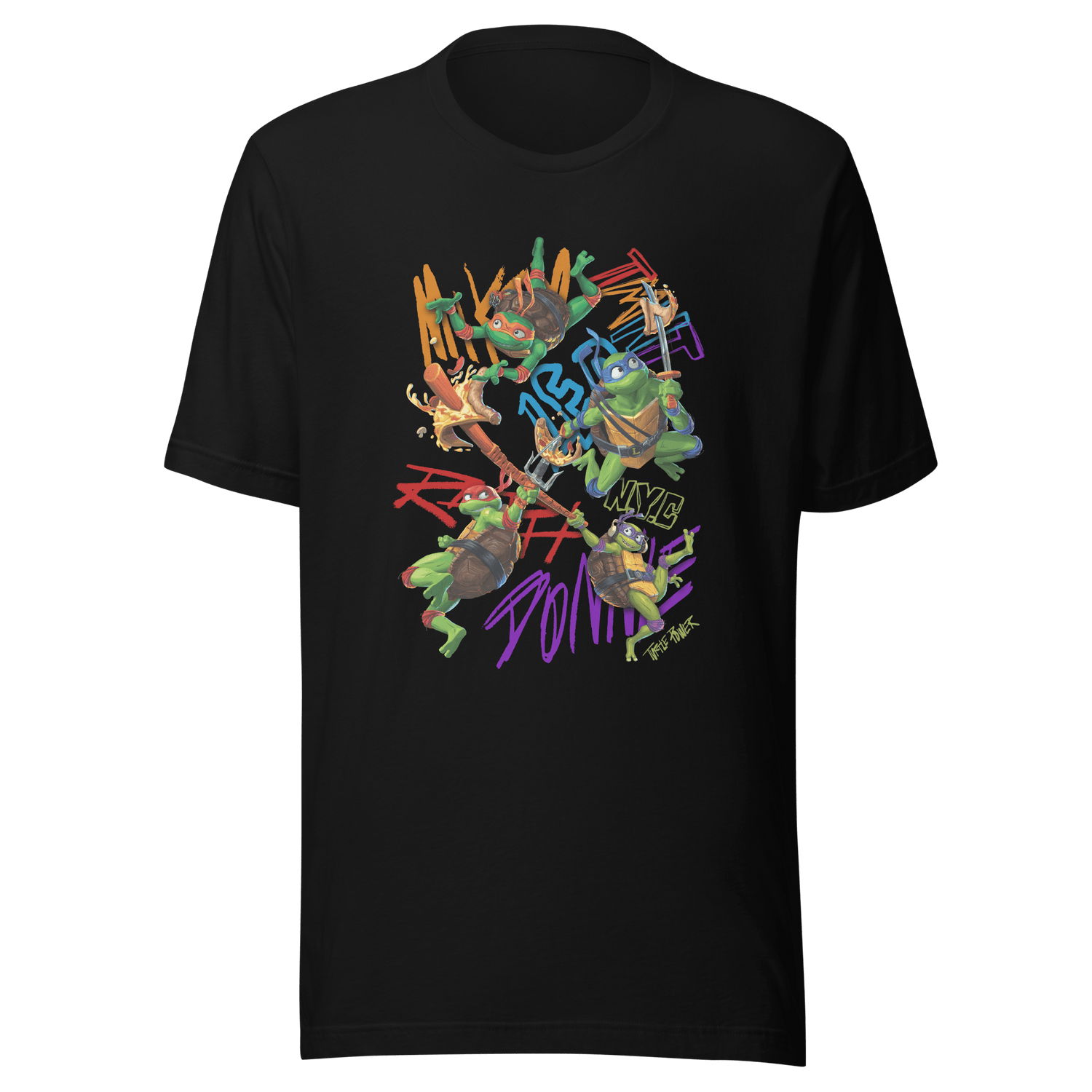 Teenage Mutant Ninja Turtles: Mutant Mayhem Pizza Adult Short Sleeve T - Shirt - Paramount Shop