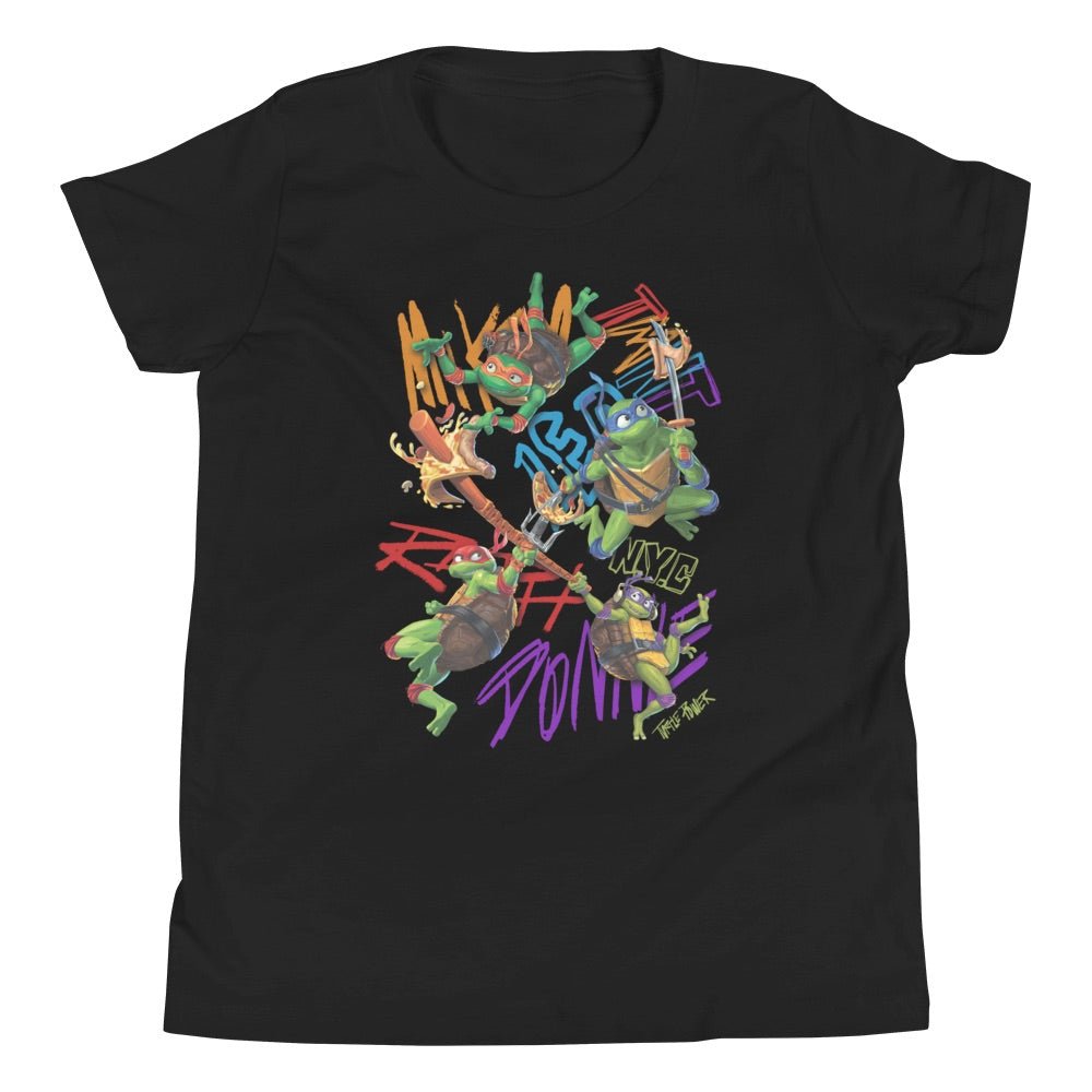 Teenage Mutant Ninja Turtles: Mutant Mayhem Pizza Kids T - Shirt - Paramount Shop
