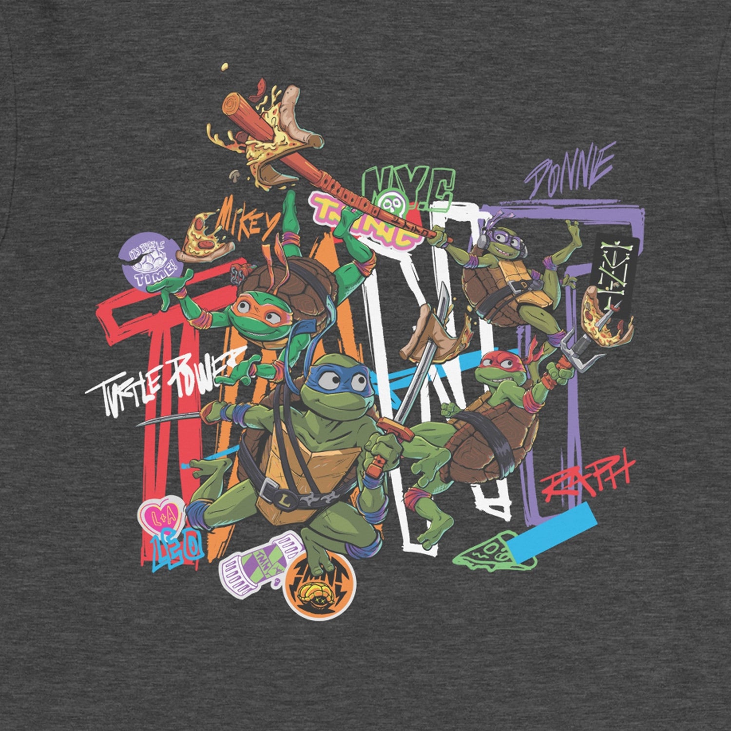 Teenage Mutant Ninja Turtles: Mutant Mayhem Turtle Power Long Sleeve T - Shirt - Paramount Shop