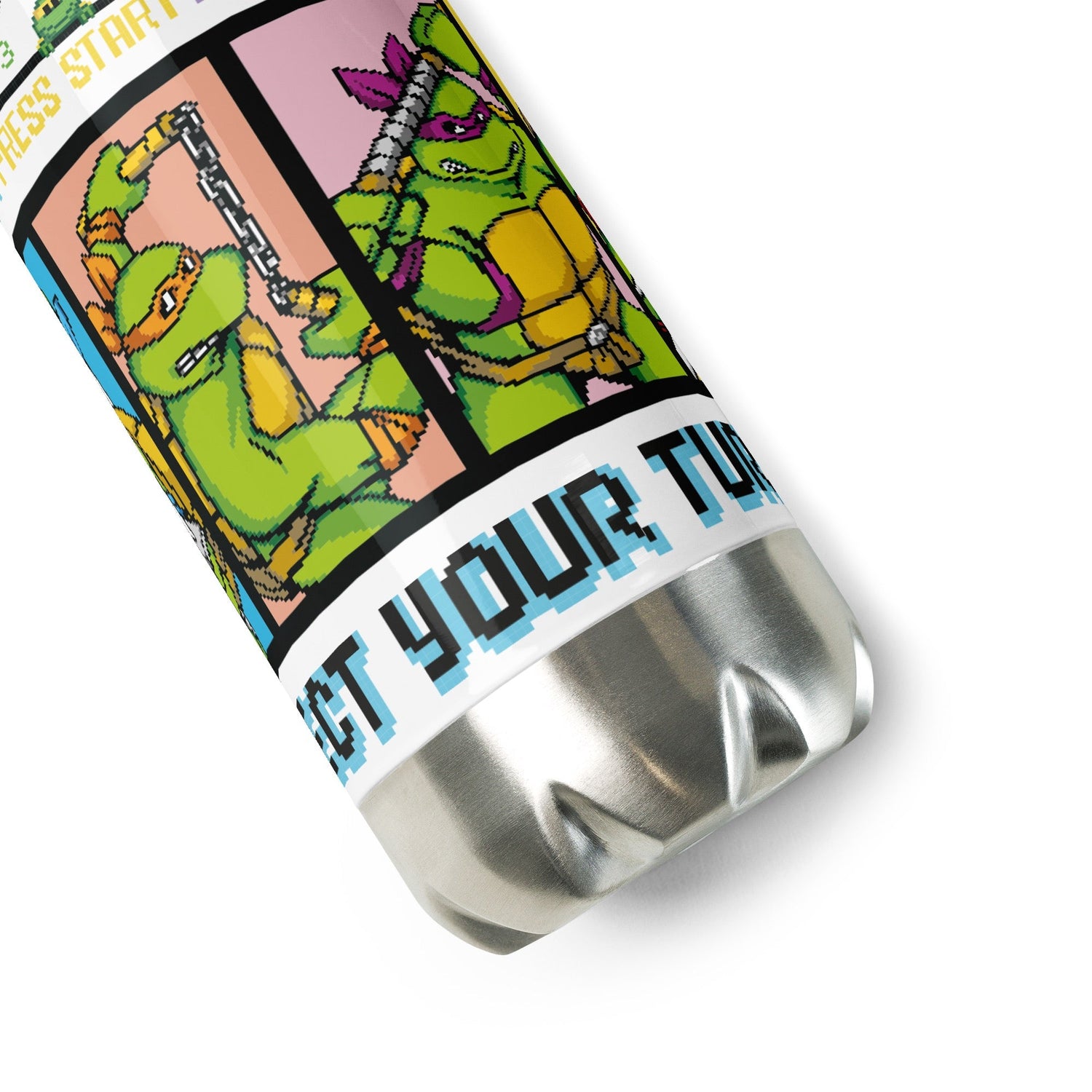 Teenage Mutant Ninja Turtles Select Your Turtles Stainless Steel Water Bottle - Paramount Shop