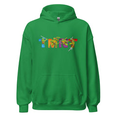 Teenage Mutant Ninja Turtles TMNT Arcade Sweatshirt mit Kapuze - Grün / Sm