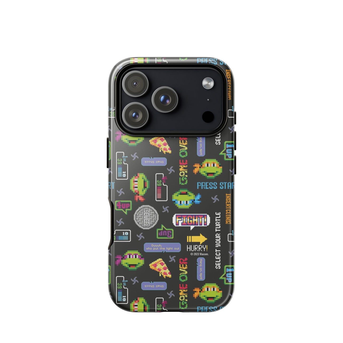 Teenage Mutant Ninja Turtles Video Game Pattern Tough Phone Case - iPhone - Paramount Shop