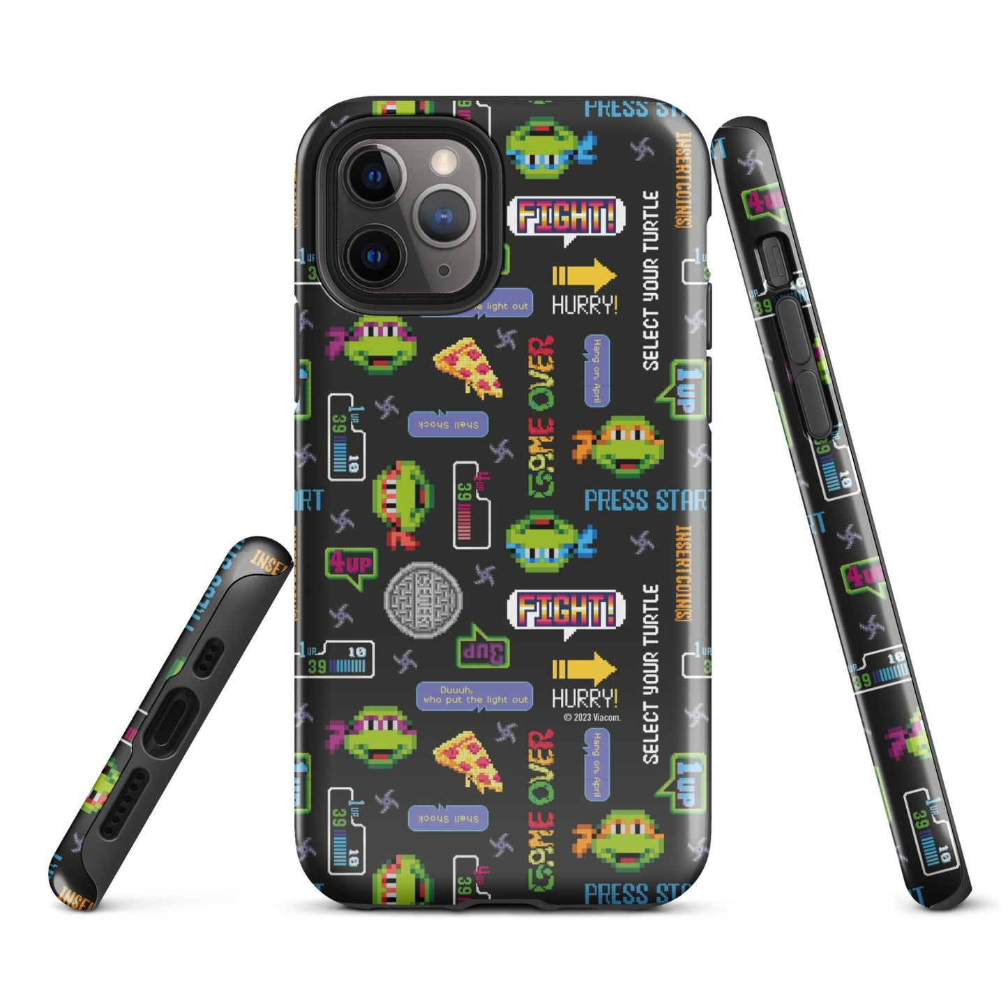 Teenage Mutant Ninja Turtles Video Game Pattern Tough Phone Case - iPhone - Paramount Shop