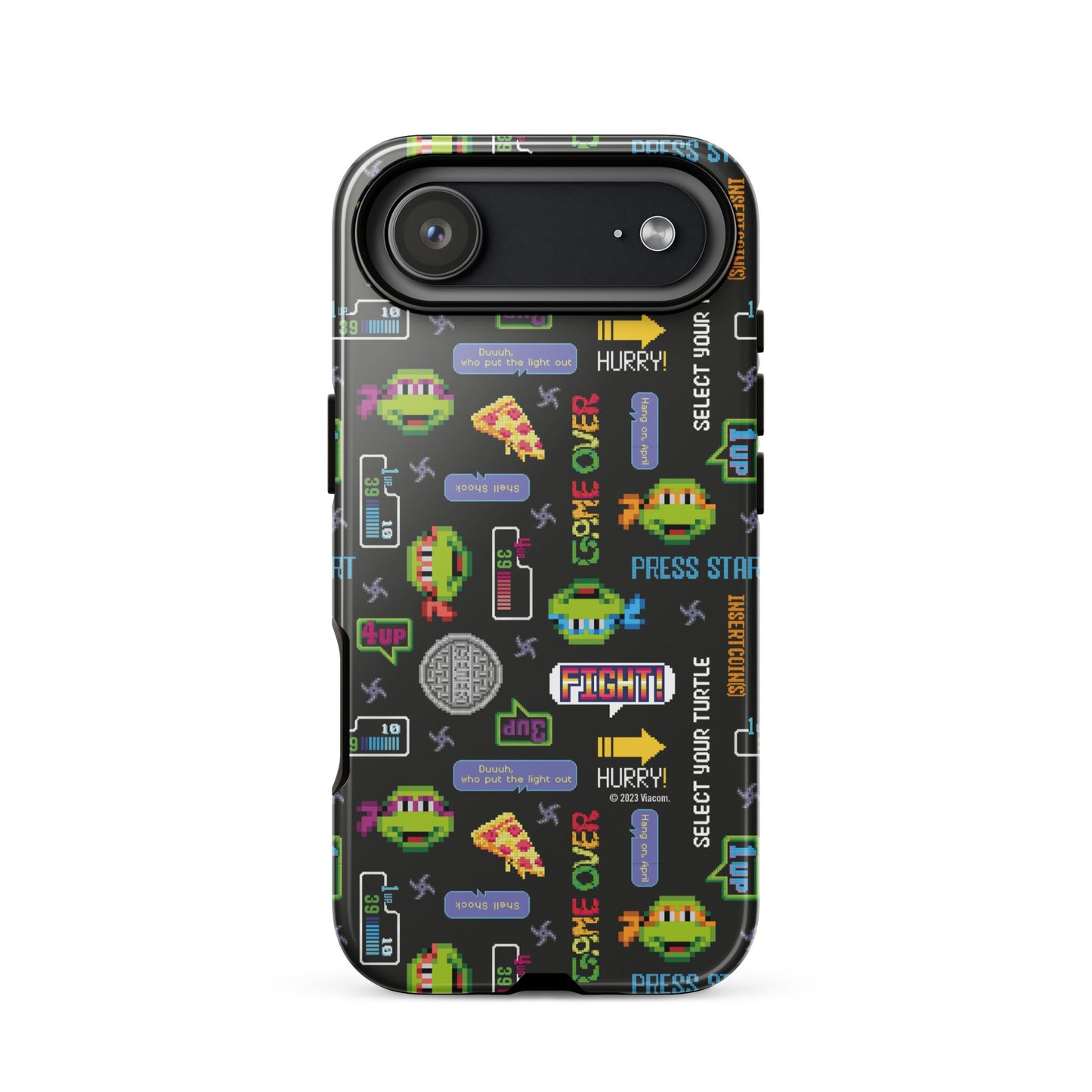 Teenage Mutant Ninja Turtles Video Game Pattern Tough Phone Case - iPhone - Paramount Shop