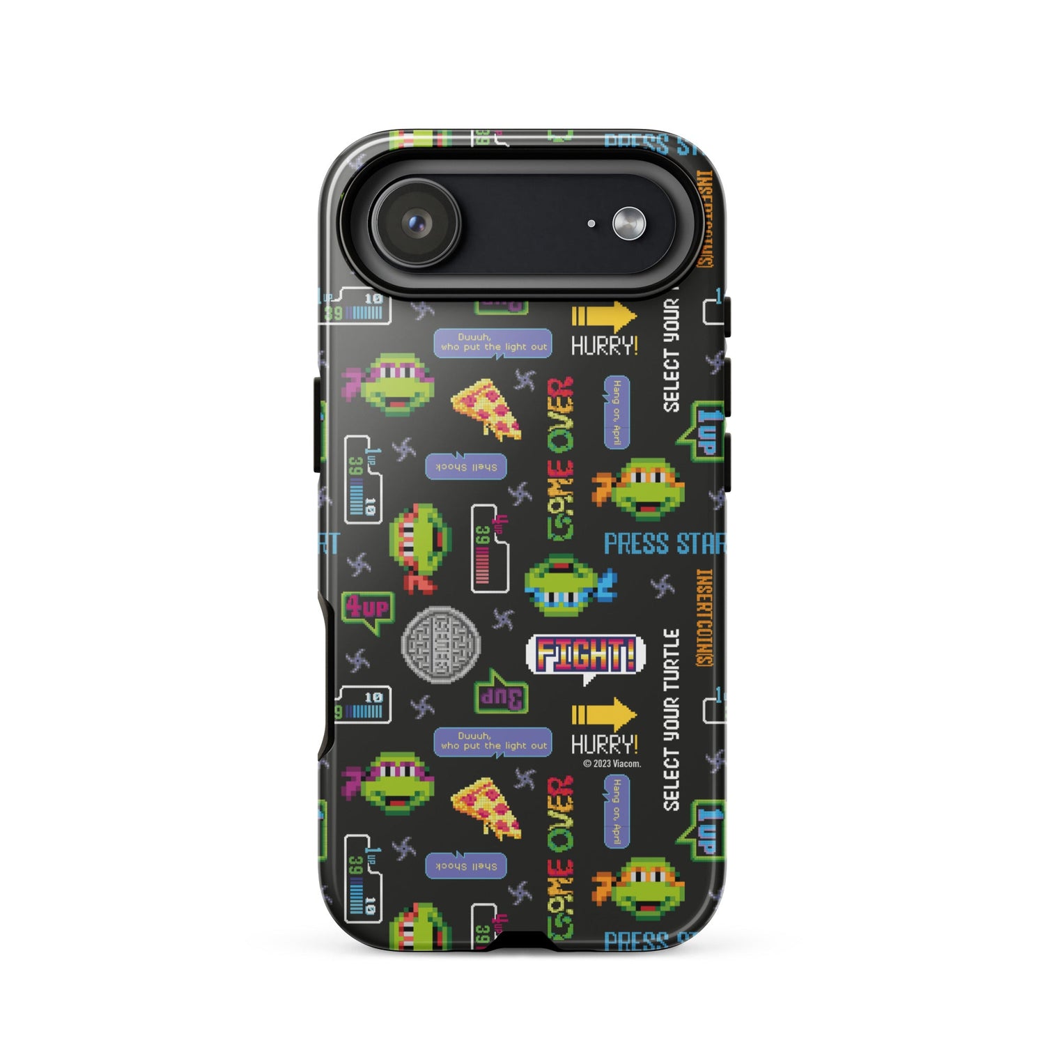 Teenage Mutant Ninja Turtles Video Game Pattern Tough Phone Case - iPhone - Paramount Shop