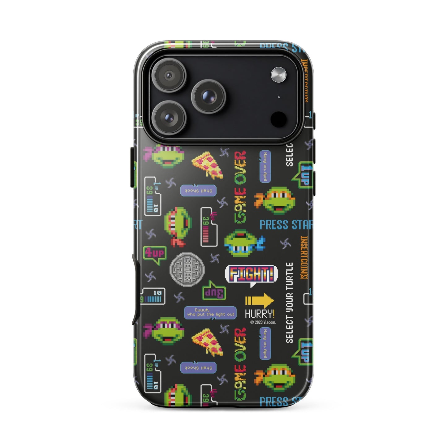 Teenage Mutant Ninja Turtles Video Game Pattern Tough Phone Case - iPhone - Paramount Shop