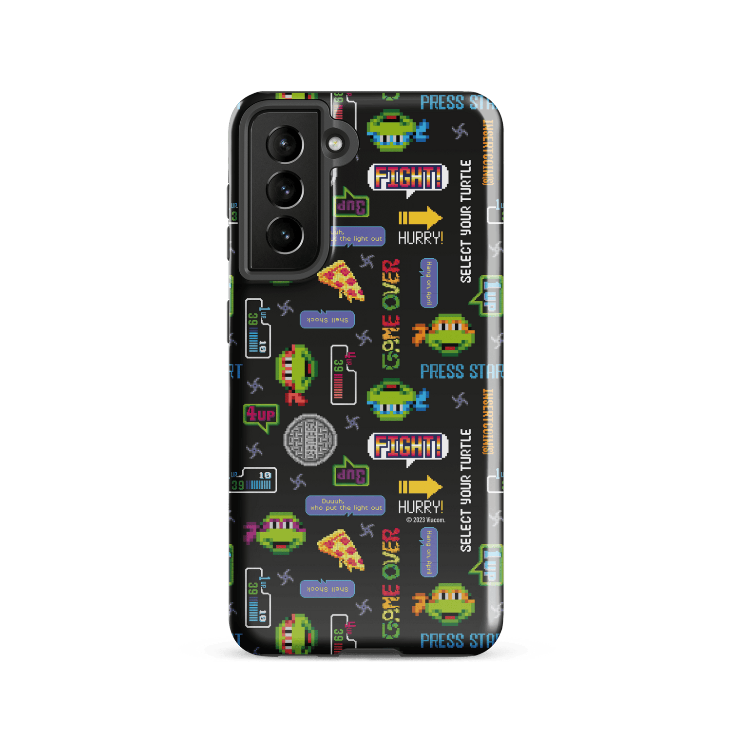 Teenage Mutant Ninja Turtles Video Game Pattern Tough Phone Case - Samsung - Paramount Shop