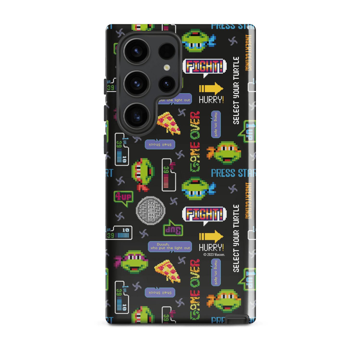 Teenage Mutant Ninja Turtles Video Game Pattern Tough Phone Case - Samsung - Paramount Shop