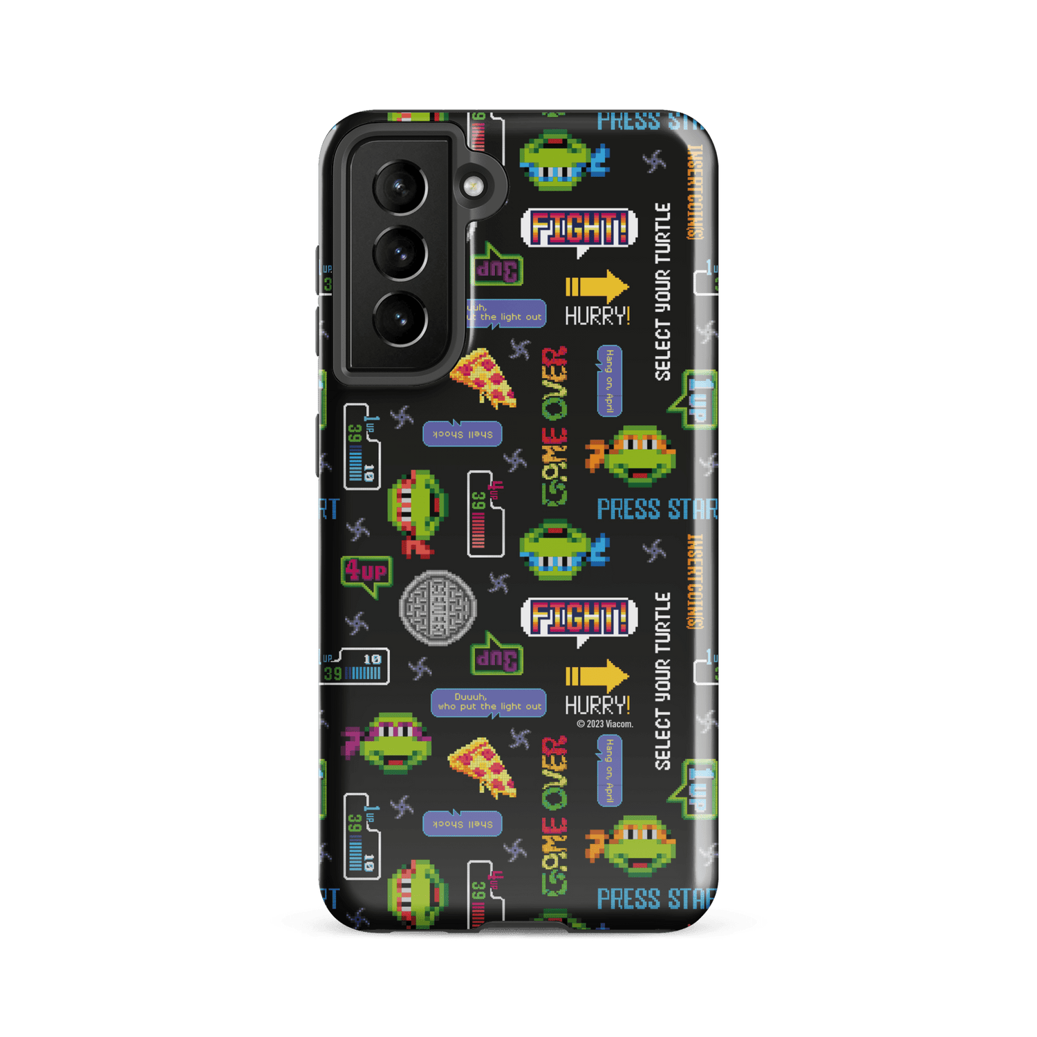 Teenage Mutant Ninja Turtles Video Game Pattern Tough Phone Case - Samsung - Paramount Shop