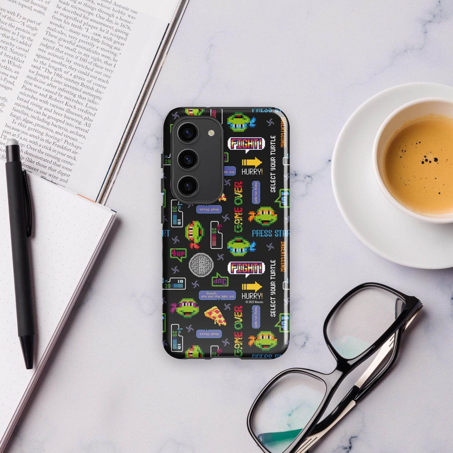 Teenage Mutant Ninja Turtles Video Game Pattern Tough Phone Case - Samsung - Paramount Shop