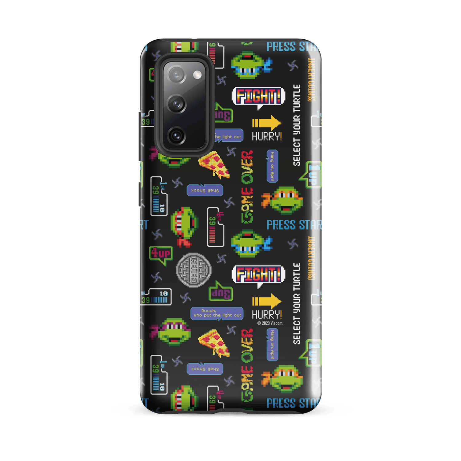 Teenage Mutant Ninja Turtles Video Game Pattern Tough Phone Case - Samsung - Paramount Shop