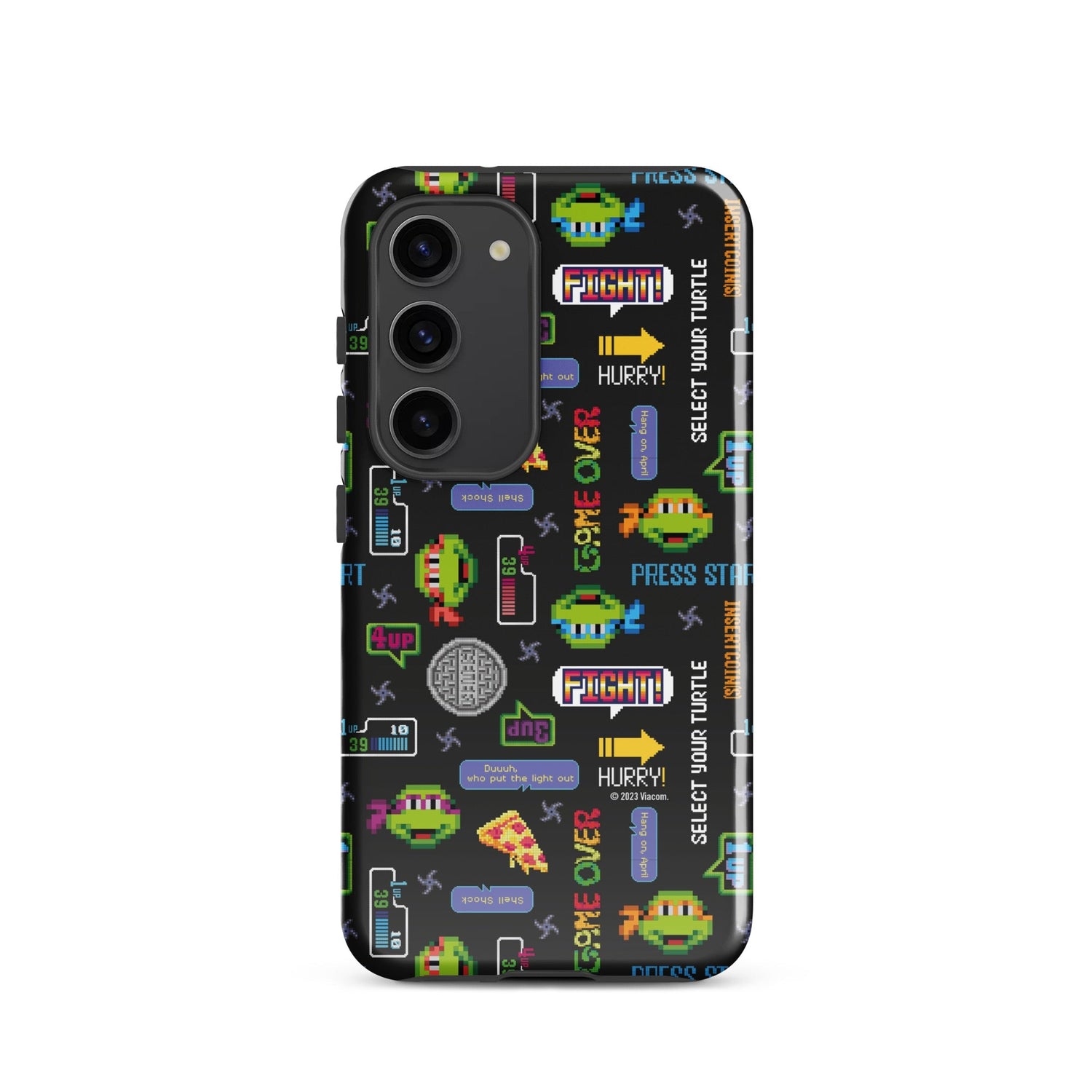 Teenage Mutant Ninja Turtles Video Game Pattern Tough Phone Case - Samsung - Paramount Shop