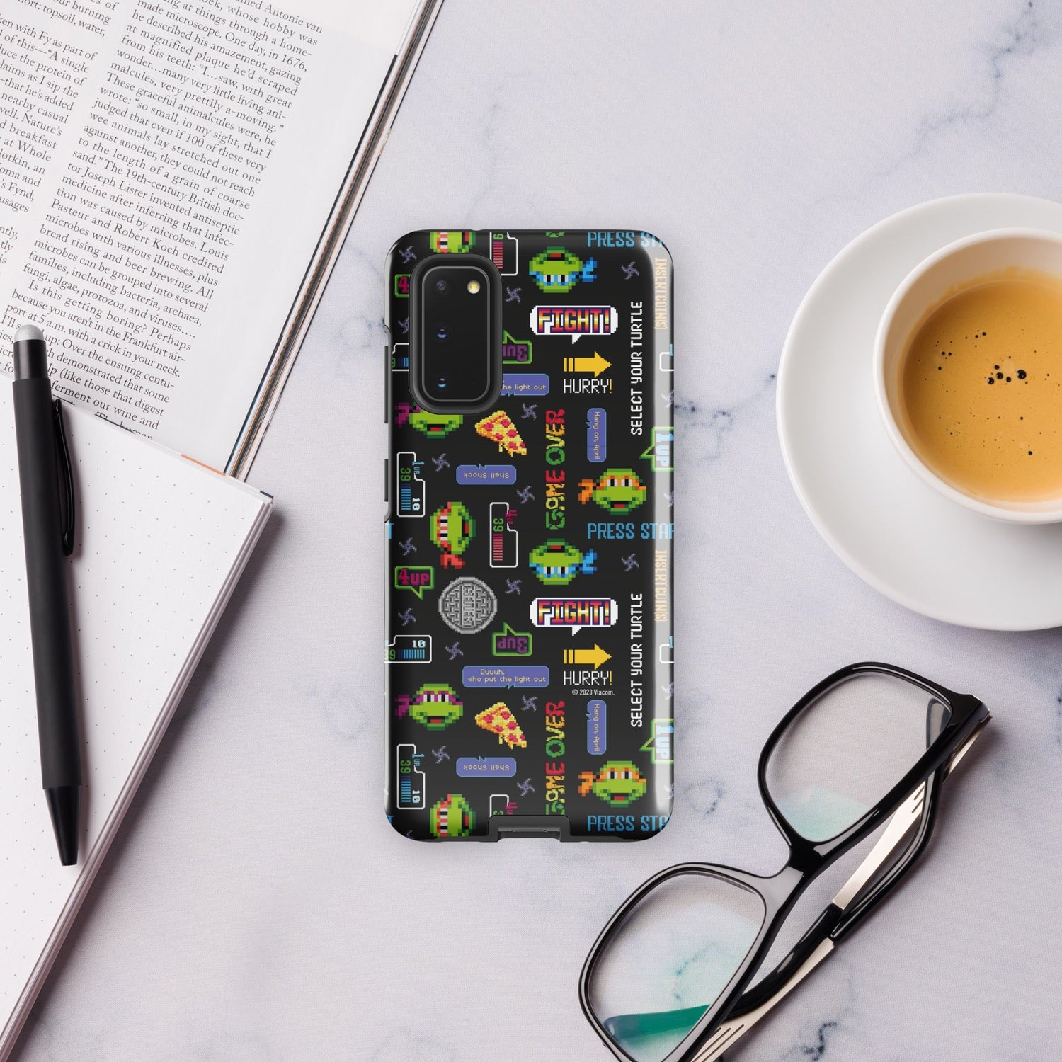 Teenage Mutant Ninja Turtles Video Game Pattern Tough Phone Case - Samsung - Paramount Shop