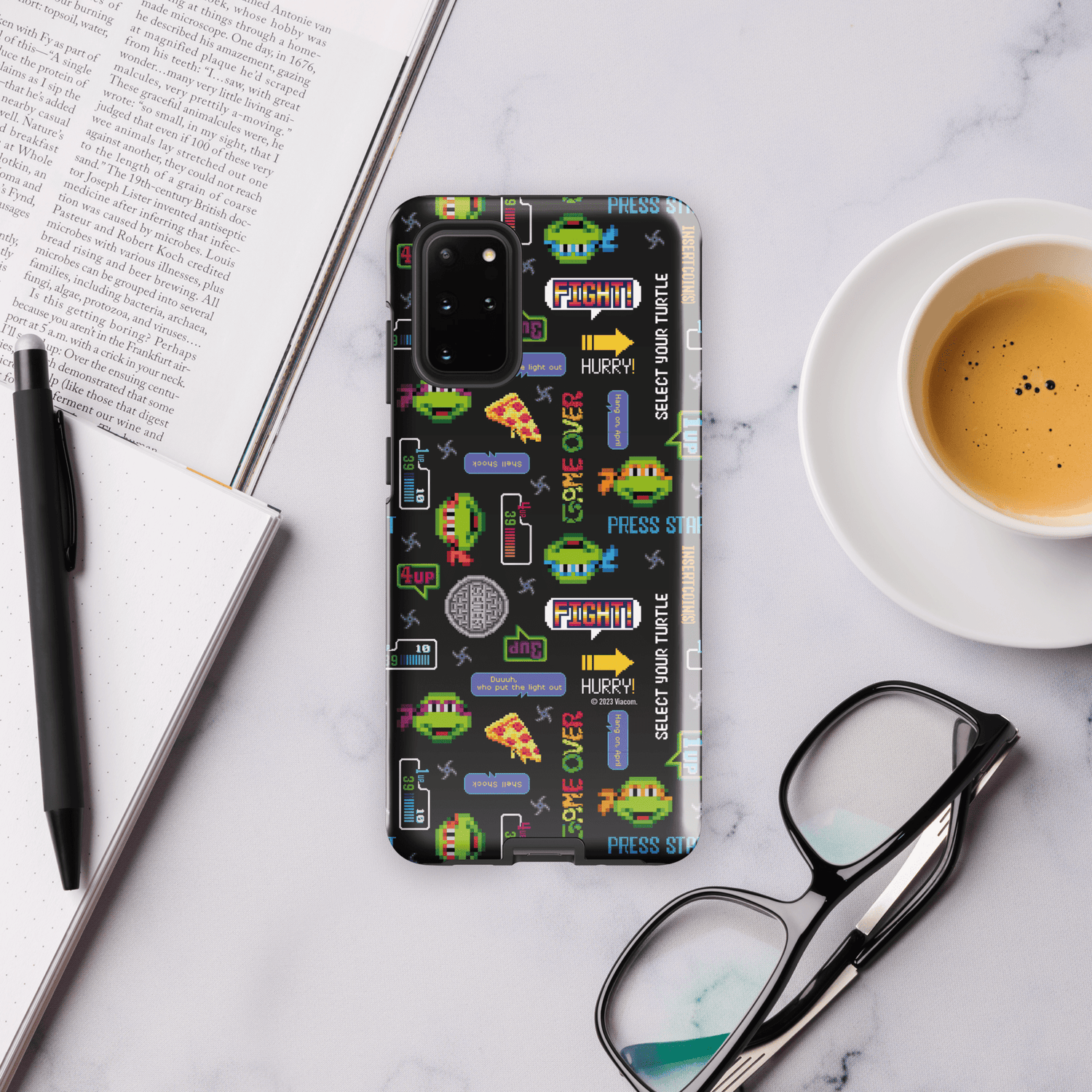 Teenage Mutant Ninja Turtles Video Game Pattern Tough Phone Case - Samsung - Paramount Shop