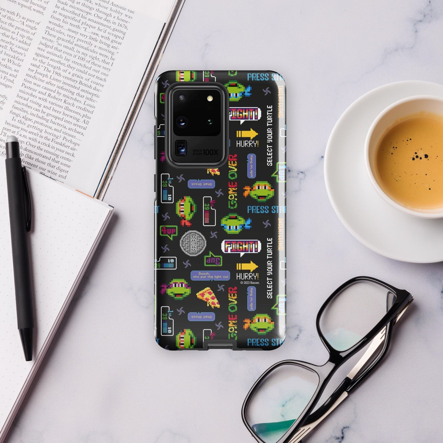 Teenage Mutant Ninja Turtles Video Game Pattern Tough Phone Case - Samsung - Paramount Shop