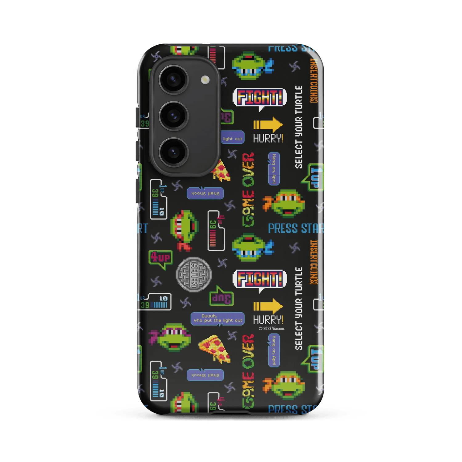 Teenage Mutant Ninja Turtles Video Game Pattern Tough Phone Case - Samsung - Paramount Shop