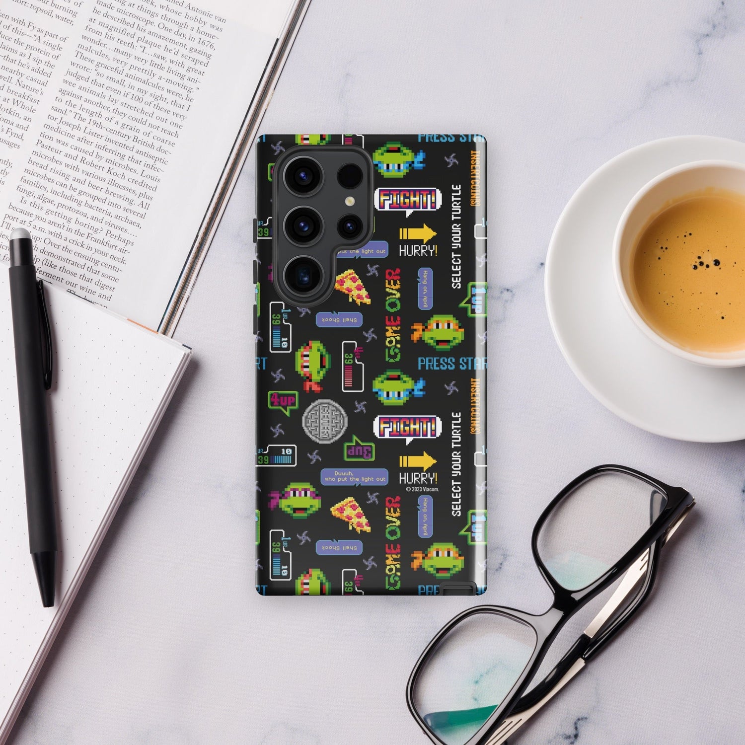 Teenage Mutant Ninja Turtles Video Game Pattern Tough Phone Case - Samsung - Paramount Shop