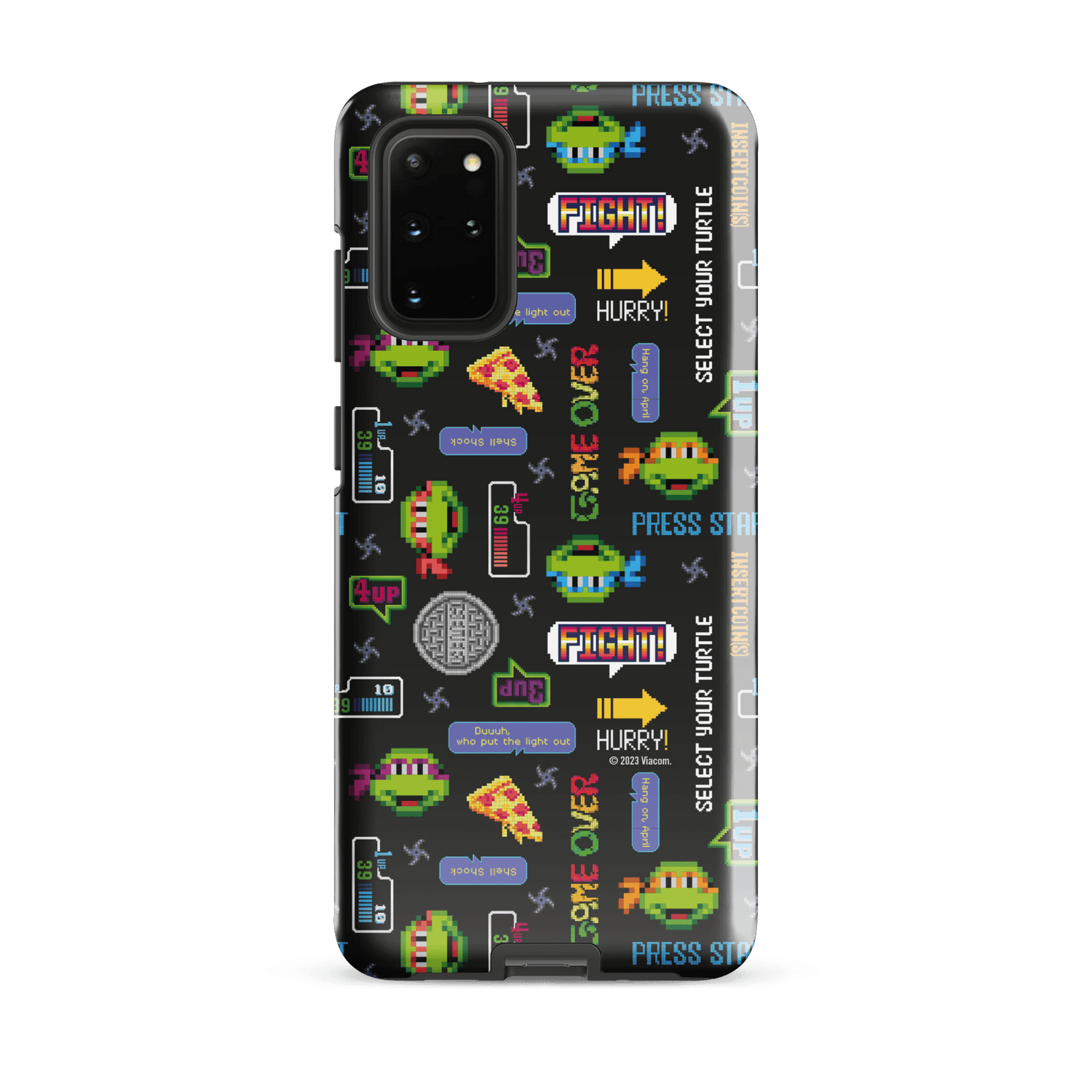 Teenage Mutant Ninja Turtles Video Game Pattern Tough Phone Case - Samsung - Paramount Shop