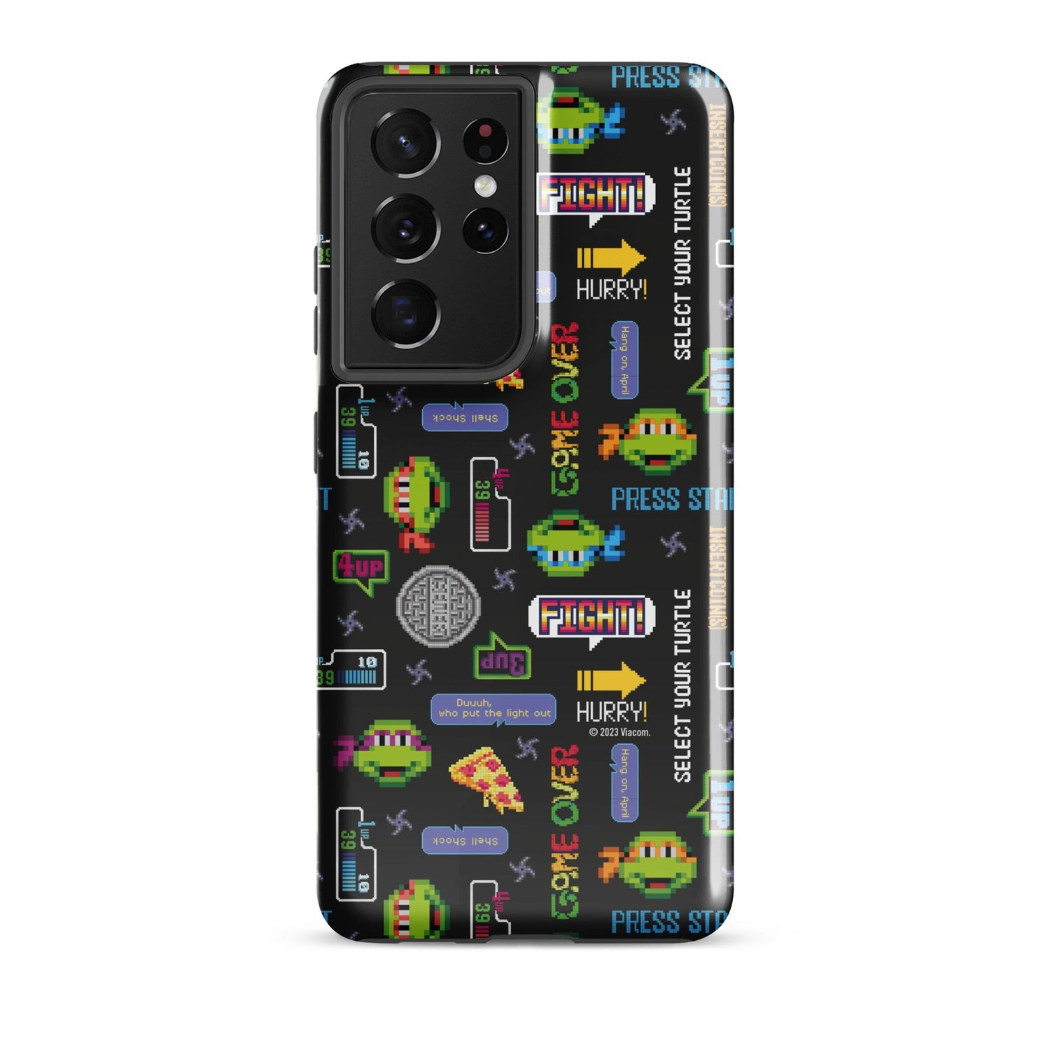 Teenage Mutant Ninja Turtles Video Game Pattern Tough Phone Case - Samsung - Paramount Shop